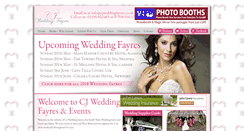 Desktop Screenshot of cjweddingfayres.co.uk